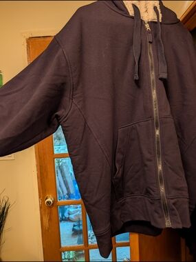 Eddie Bauer Zip-Up Sherpa Lined Hoodie